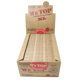 We Top Rolling Paper Unbleached Rolling Leaf Papers Rolling - Bacco Industry Group Co., Limited - China