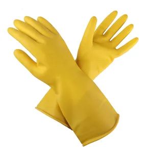100g Hand Care Latex Gloves Household Gloves Latex Rubber Kitchen Gloves - Linyi Golden Dragon Source Safety Technology Co., Ltd. - China