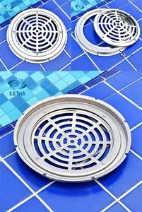 High Quality Swimming Pool Stainless Steel Water Main Drain Cleaning Accessories - Guangzhou Hongshida Biotechnology Co., Ltd. - China