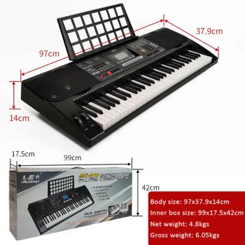 Mk-812 Electronic Organ Keyboard Instruments MIDI 61 Keys Keyboard Piano - Guangzhou Hebikuo Musical Instrument Co., Ltd. - China