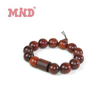 New Arrival Nfc Wooden Tag Beaded Wristband Rfid Wood Bracelet Smart Nfc Beads Bracelets - Chengdu MIND IOT Technology Co., Ltd. - China
