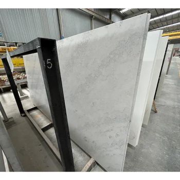 Calacatta White Engineered Stone Quartz Big Slabs for Countertop Price - XIAMEN YQC CO., LTD. - China