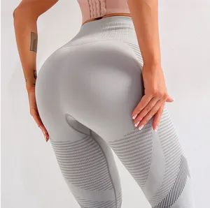 High Waist Leggings for Women Workout Seamless Leggings Yoga Pants Sweatproof Abdominal Leggings - Xiamen Arcadia-Sport Trading Co., Ltd. - China