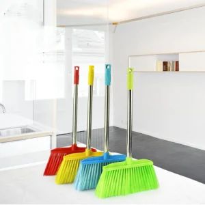 Cleaning Indoor Outdoor Plastic Broom with Wood Stick Brooms in Brooms and Mops - Hangzhou Happyfull Import & Export Co., Ltd. - China