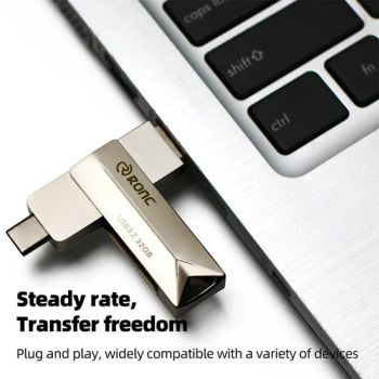 2 in 1 Memory Stick 64GB 32GB 16GB 8GB 4GB 2g USB Flash Drive with Type C - GuangZhou Ronc Electronic Technology co.,LTD - China