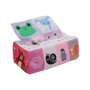Baby Toys Baby Tissue Box Toys Montessori Toys for Babies Soft Crinkle Infant Sensory Toys - Jinan Wellda Trade Corporation Ltd - China