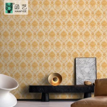 Made in China Non Woven Wallpaper Interior Design Papier Peint Mural Bedroom HD Backgrounds Floral Wallpaper - Hunan Hamyee Home Decor Co., Ltd. - China