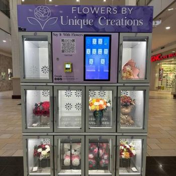 Commercial Fresh Flower Vending Machine Automatic Bouquet Kiosk for Shopping Malls Hotels Airports and Supermarkets - senesie mfg llc - United States