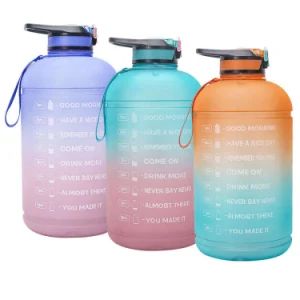 1 Gallon 128oz Leakproof BPA Free Drinking Sports Water Bottle Large Capacity Gym Sports Water Bottles Cheap - Chaozhou Binjiang Industrial Investment Co., Ltd. - China