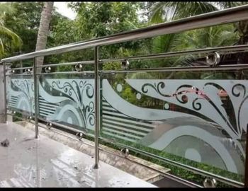Glass Balcony Railing Design Panel Position Balcony Color Transparent I Deal In New Only Thickness Customized Usage/Application AS - Essar Windoors - India