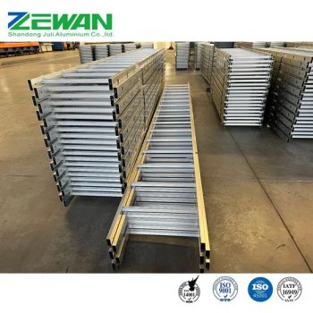 Fixed Aluminium Straight Step Ladders Multi-Purpose Safety Aluminum Ladder for Household / Scaffolding - Shandong Juli Aluminium Co., Ltd. - China