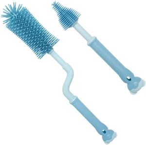 Reusable Custom Silicone Baby Nipple Water Bottle Cleaning Brush Set - Zhongshan Mingxin Silicone Manufactory - China
