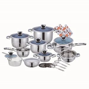 High Quality Stainless Steel German Cookware Sets Cookware Cooking Pot Pan Cookware Set - Shenzhen Rocket Industry Co., Ltd. - China