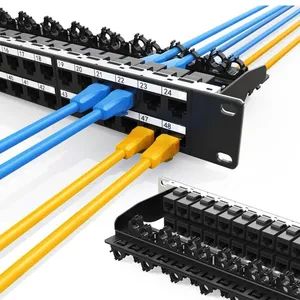 48port Blank Keystone Patch Panel Rackmount&Wall Mount 1u 19-Inch Network RJ45 Patch Panel with Cable Management - Ningbo Cabelink Electronics Co., Ltd - China