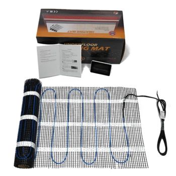 Infloor Heating Mat Thermostats Under Tile Home Floor Heating Cable Heat System - Anhui Huanrui Heating Manufacturing Co., Ltd. - China