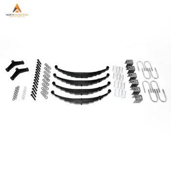 Trailer 6 Leaf Double Eye Spring Suspension with Tandem Axle Hanger Kit for 3 Tubes 7000 Lb Axles - Shandong North Autotech Co. Ltd - China
