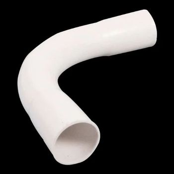 90 Degree White PVC Bend Color White Durability High Flexibility High Bend Angle 90 Degree Connection Type Male Inner Diameter 2 - Deepak Electric House - India