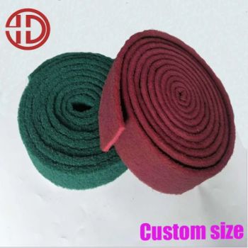 Industrial Non Woven Polishing Abrasive Scouring Pad Origin China Size Customized Trademark DIHUI Usage Industrial Color - Dongguan Dihui Foam Sponge Co., Ltd. - China