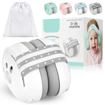 Infant Ear Muffs 25dB NRR Anr Baby Noise Cancelling 1Y CE ANSI ASNZS Multi Color - ZHEJIANG SHALL TOOLS CO., LTD. - China