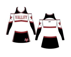 Hot Sexy Girls Full Sublimation Dance Clothing Cheerleading Uniforms Wholesale - Guangzhou Dulin Sportswear Co., Ltd. - China