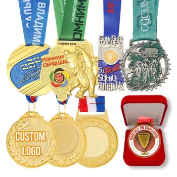 Wholesale Medals and Trophy Blank Running Taekwondo Karate Basketball Personalized Judo Marathon Soccer Football Gold Metal Custom Sports Medal - Zhongshan Leon crafts and gifts Co., Ltd. - China