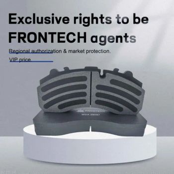 Frontech 29162 Truck & Trailer Brake Pads MOQ 50 Position Rear Type Brake Pads Origin Shandong Delivery 30-Days Trademark - Shandong Frontech Auto Parts Co., Ltd. - China
