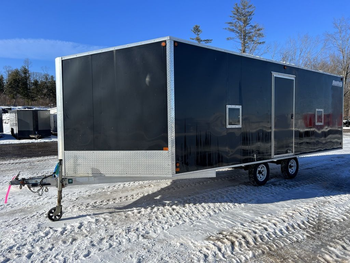 Enclosed Trailers 2008 Sno Pro 101×20 Aluminum 4-Place w/Interior Spare Mount, Mats & Guides - senesie mfg llc - United States