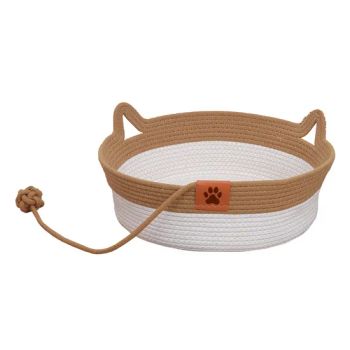 Pet House Eco-Friendly for Cat Dog Bed Handmade Natural Cotton Pet Products Pet Accessories Ball Dog and Cat Cages - Hebei Hongyi Vehicle Co., Ltd. - China