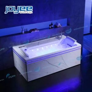 Joyee 2 Persons Seats Shower Mixer Indoor Jacuzzy New Design France Whirlpool Massage Bathtub Bathroom - GUANGZHOU JOYEE WELLNESS TECHNOLOGY CO., LTD. - China