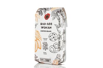 Medium-dark Roast Arabica Coffee Beans – Bad Ass Woman Type Blend Organic Yes Weight (kg) 1 Decaffeinated No Bean Type Arabica - UAB Lapino Skrudykla - Lithuania