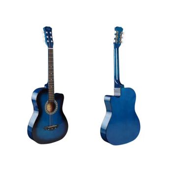 High Quality Cheap Folk Guitar DIY Musical Instruments 38inch Basswood Acoustic Electric Guitar - Guangzhou Hebikuo Musical Instrument Co., Ltd. - China