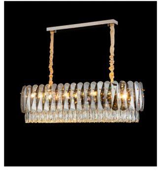 Modern Indoor Lighting Home Decoration Crystal Chandelier Color Silver Material Iron Light Type LED HS Code 940510 Warranty 3 - Yangming Electrical Co., Ltd - China