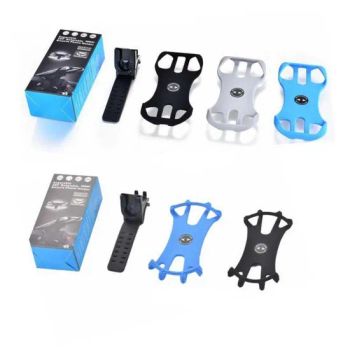 Silicone Mobile Phone Holders Stands Bike Phone Holder Cycling Handlebar Bicycle Mount 360 Degree Rotating Bl20718 - Ningbo Ezfocus Co., Ltd. - China