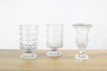 Square Glass Crystal Bud Vases Size Large Age Modern Shape Square Origin China Style Fashion Material Glass Model NO. - Golden Ace Industrial Co., Ltd. - China
