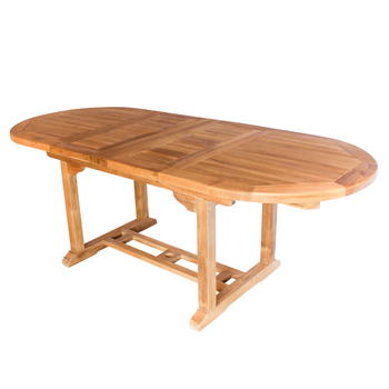 teak outdoor furniture as ext.table drop leaf 240 cm in length 120 cm in width 75 cm hight - ud.atlantis-furniture - Indonesia