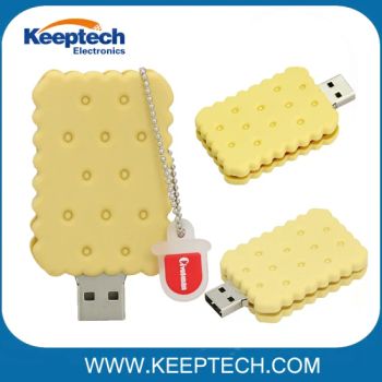 Food Shape Biscuit USB Flash Drive Cookie USB Pen Drive 32GB Shape Food Material PVC Origin China Color Multi Colors Open Style - Shenzhen Keeptech Electronics Limited - China