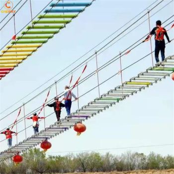 Amusement Park Products Outdoor Playgrounds Adventure Park Thrilling Sky Rides Suspension Bridge - Zhengzhou Cheery Amusement Equipment Co.,Ltd - China