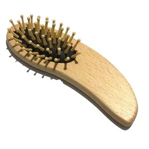 OEM Mini Travel Bamboo Wooden Healthy Comb Air Cushion Airbag Hairdressing Comb Hotel Household Comb Gift Item - Shanghai Sinogym Fitness Co., Ltd. - China