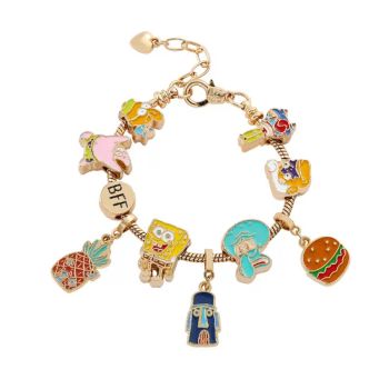 Anime Charm Bracelet Handmade DIY Cartoon Beads Custom Wholesale Jewelry Supply - Ningbo Gusta Stationery Co., Ltd. - China