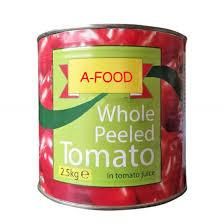 Canned Peeled Tomatoes (2.5KG) Shelf Life 3 YEARS Place of Origin - Thai Agri Company - Thailand
