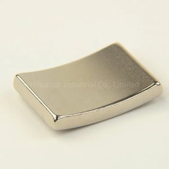 Neodymium NdFeB Segment Arc Magnet for DC Servo Motors Origin China Coating Nickel Model NO. NM272 Certificate SGS Environment - Honesun Industrial Co., Limited - China