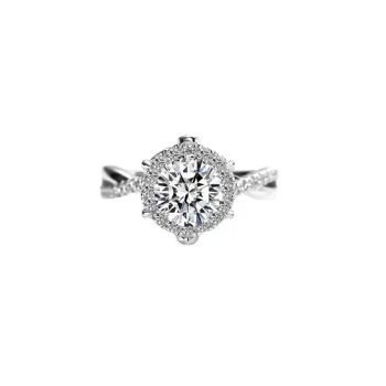Lab Grown Diamond Jewelry Engagement Ring Round Brilliant Cut D/E - Hangzhou Candid I/E Corp. Ltd. - China