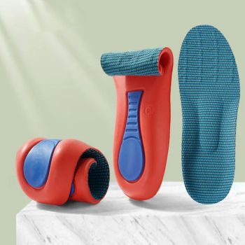 2024 New Soft Sole Shock Absorption Flat Arch Men's Sweat Shoe Insoles Flat Arch Full Cushion Foot Arches - Yangzhou Holly International Co., Ltd. - China