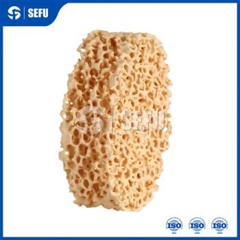 1700° C Refractory Foundry Materials Supply Zirconia Zro2 Ceramic Foam Filters for Casting - Cangzhou Sefu Ceramic New Materials Co., Ltd. - China