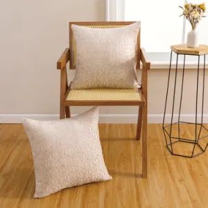 Pack of 2 18*18 Inches Throw Pillow Covers Cases for Couch Sofa Home Decoration Solid Dyed Soft Chenille Cushion Cover Living Room - Shaoxing Dongjing Mechanical Instrument&Equipment Co., Ltd. - China