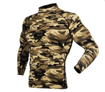 Camouflage Quick-Dry Outdoor Long-Sleeve Men Running Tights Fitness T-Shirt Clothes Sports Wear - Market Union Co. Ltd. - China