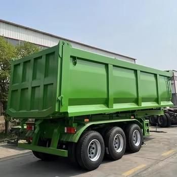 China Popular Sale Heavy Duty Rear Dump Semi Trailer Back Dump Tipper Truck with Big Volume - Shandong Jiuzhou Auto - China