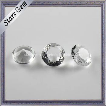Shining Clear Transparent Rond Shape Crystal Glass Beads Size 5mm Type Bead MOQ 50PCS Quality AA Shape Round Specification - Guangxi Wuzhou Starsgem Co., Limited - China
