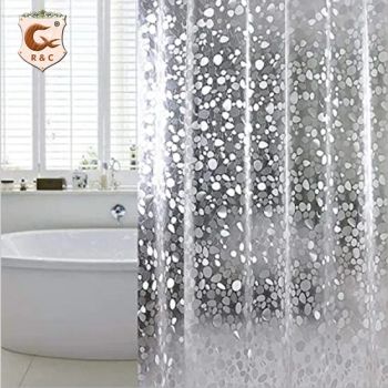 Wholesale 3D Transparent Digital Printing Shower Curtains for Bathroom - Realnice Hangzhou Hometextile Co, Ltd. - China