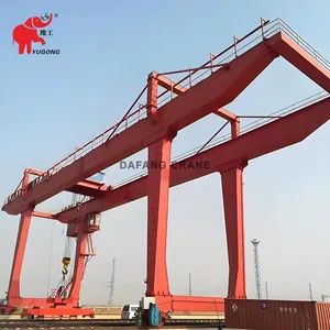 Port Using Container Lifting Rail Mounted Mobile Gantry Crane 10ton-80ton with Spreader Hydraulic Driven - Henan Dafang Heavy Machine Co., Ltd. - China